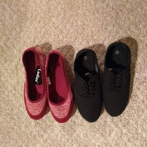 New Canvas Sneakers - 2 pair